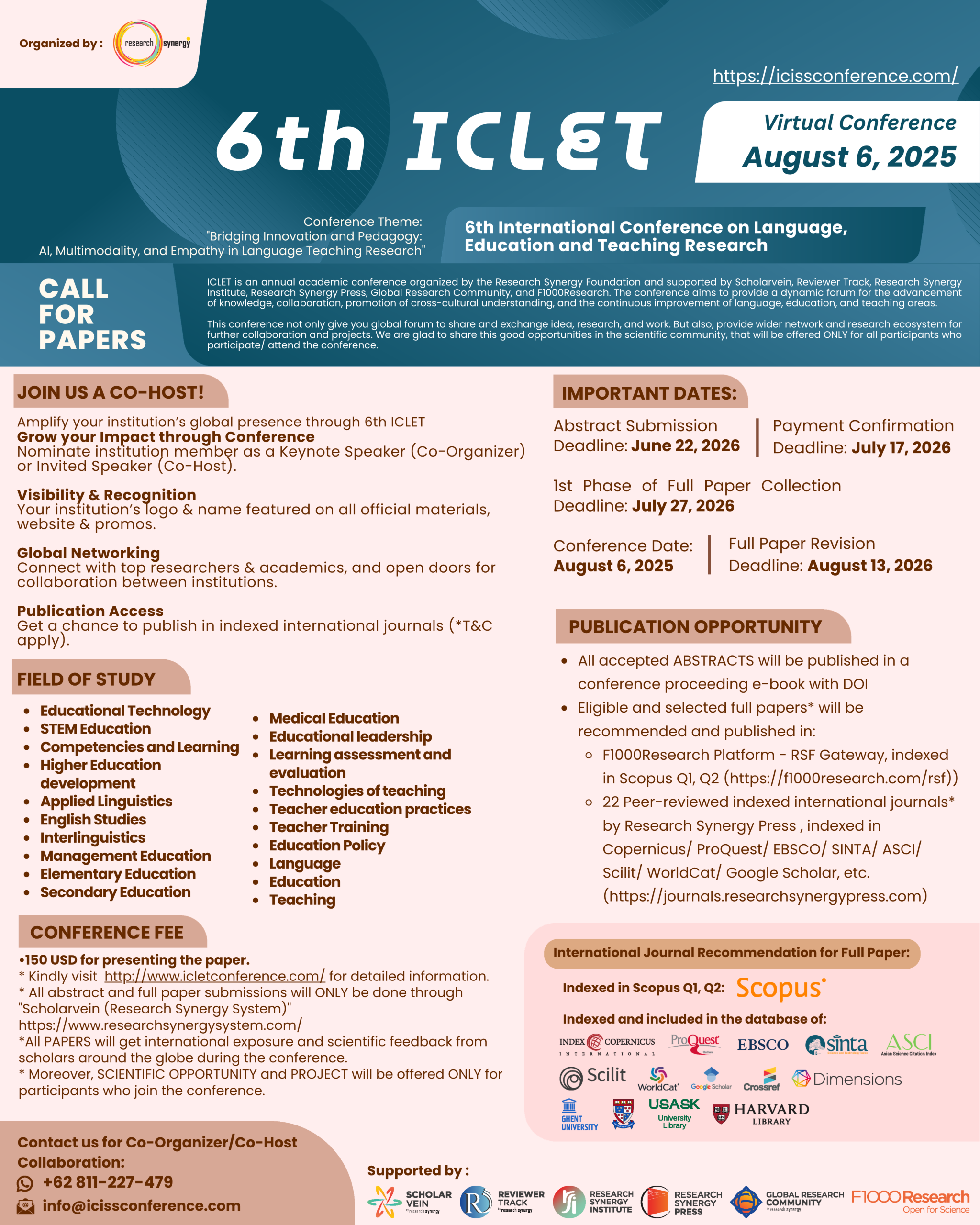 Poster 6th ICLET-update