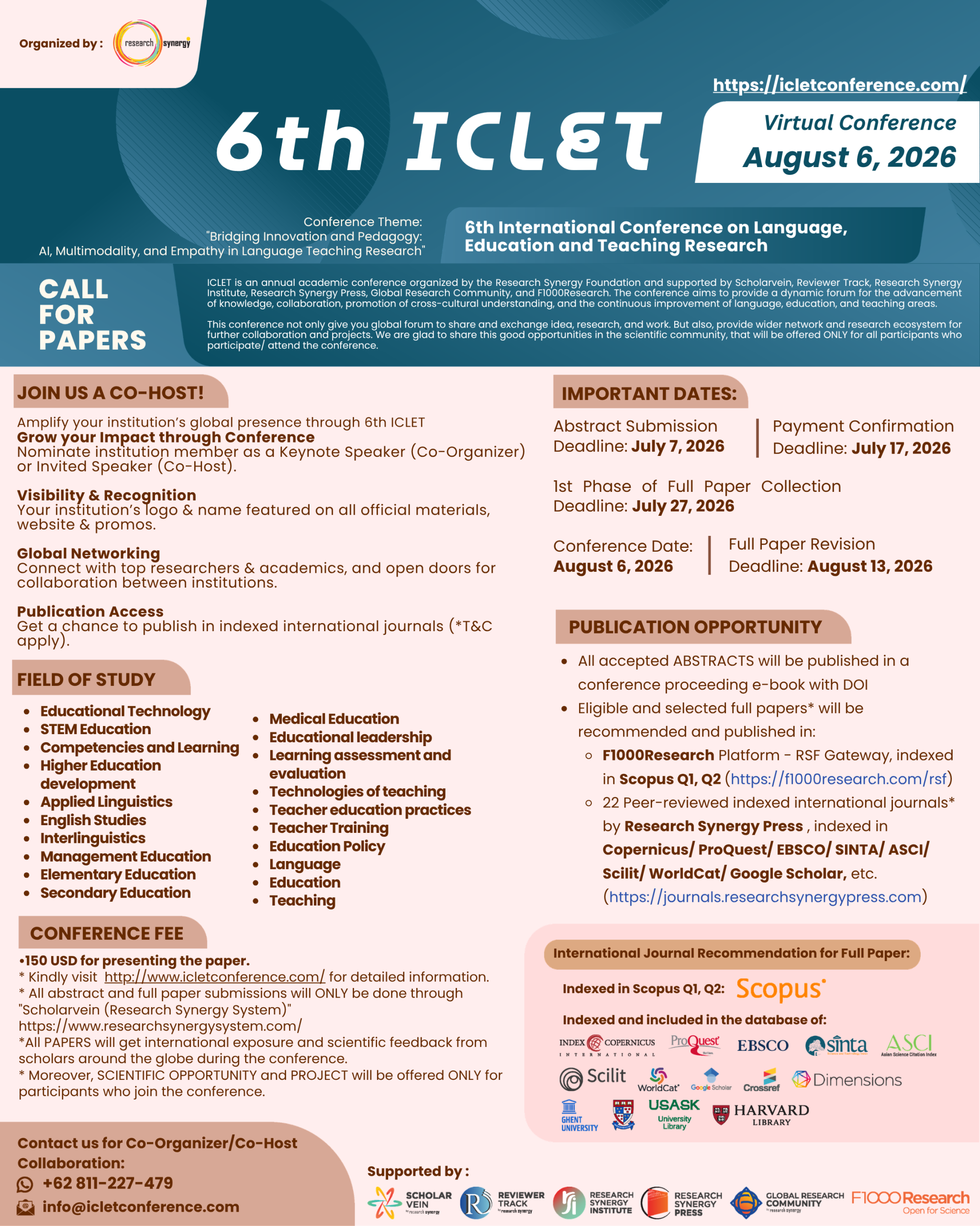 Poster 6th ICLET-1806